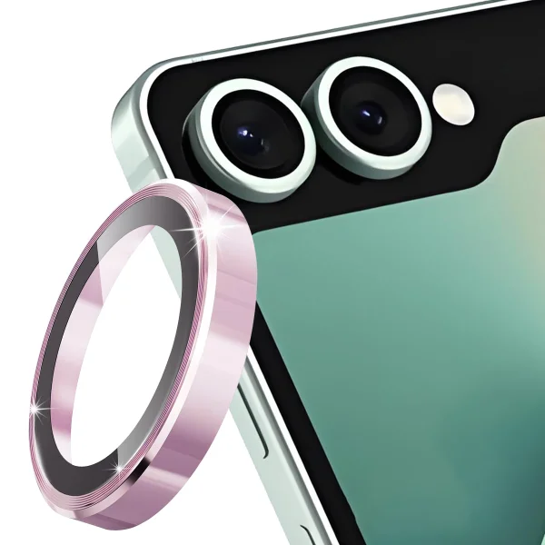 ENKAY camera glass protector for Samsung Galaxy Z Flip8, pink 1