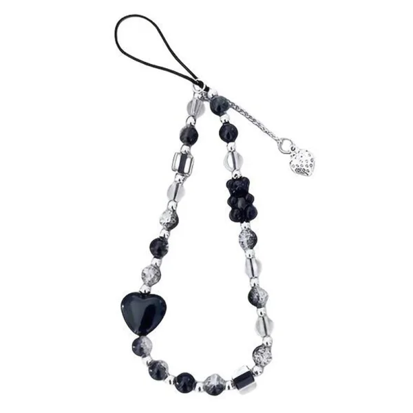 Universal phone strap, black-and-white 1