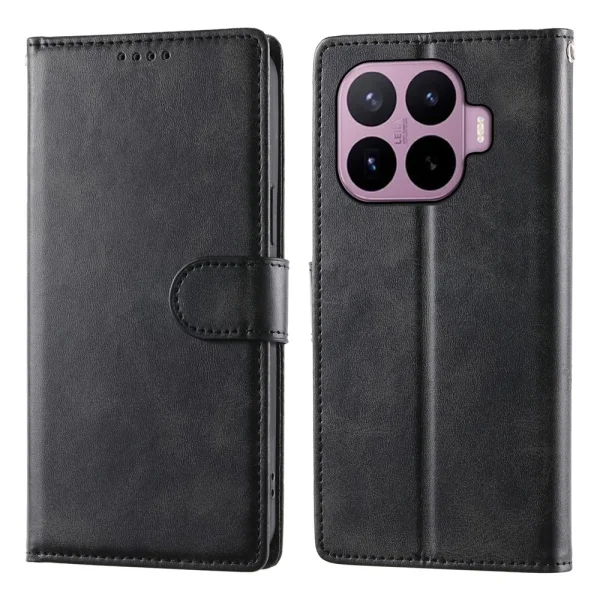 Калъф тефтер Wallet Calf Texture за Xiaomi 17T, черен 1