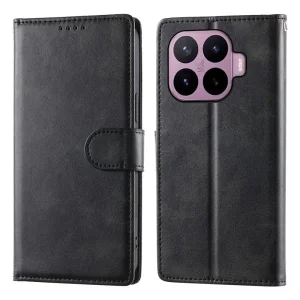 Калъф тефтер Wallet Calf Texture за Xiaomi 17T, черен