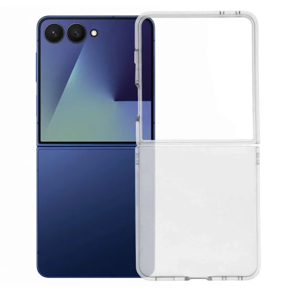 Silicone case for Samsung Galaxy Z Flip8 5G, matte-transparent 1