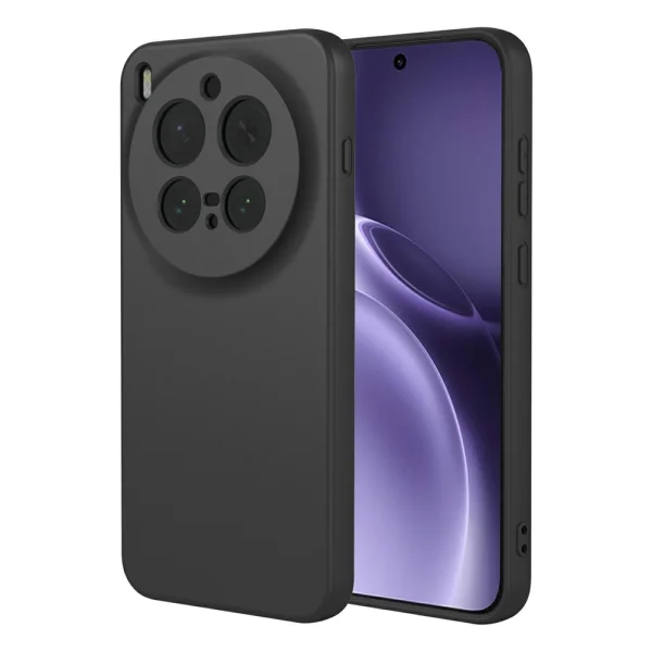 Liquid Silicone case for Vivo X300 Pro 5G, black 1