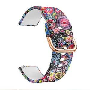Silicone Strap 22mm for Samsung Galaxy Watch Active, multicolored 3