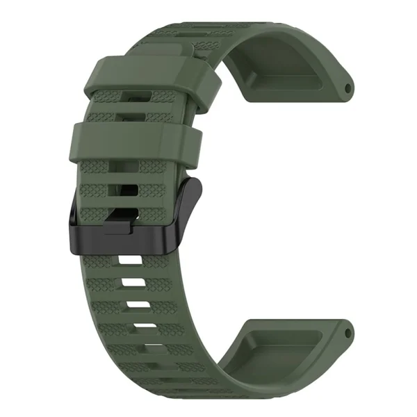 Силиконова каишка 26mm за Garmin Fenix 6X GPS/6X Pro/6X Sapphire GPS, зелен 3
