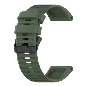 Силиконова каишка 26mm за Garmin Fenix 6X GPS/6X Pro/6X Sapphire GPS, зелен 3