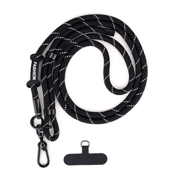 Universal phone strap, black and white 1