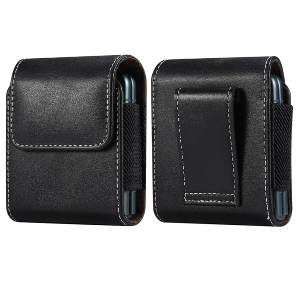 Калъф кобур Vertical за Samsung Galaxy Z Flip7 5G / Z Flip / Galaxy Z Flip3 5G / Motorola Razr 5G, черен 1