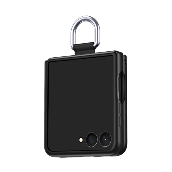 Калъф Skin Feel Ring Holder за Samsung Galaxy Z Flip8, черен 1