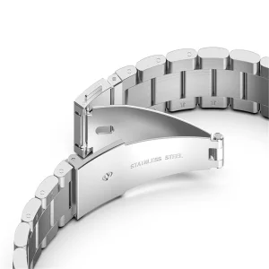 Метална каишка 22mm за Huawei Watch GT 3 46mm / GT Runner / Garmin Forerunner 265 / Forerunner 265 Music, сребърен 5