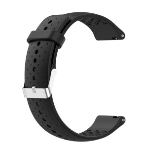 Силиконова каишка 22mm за Samsung Garmin Huawei Amazfit Smart Watch, черен 3