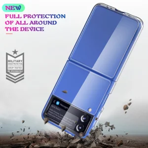 Пластмасов калъф за Samsung Galaxy Z Flip 3, Прозрачен 6