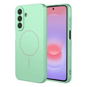Калъф гръб MagSF Slim Silicone за Samsung Galaxy A27 5G, зелен