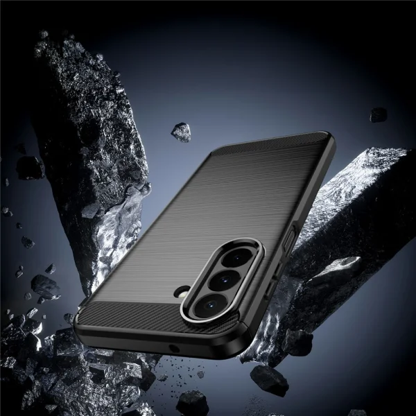 Силиконов калъф Carbon Fibre Brushed за Samsung Galaxy A27 5G, черен 5