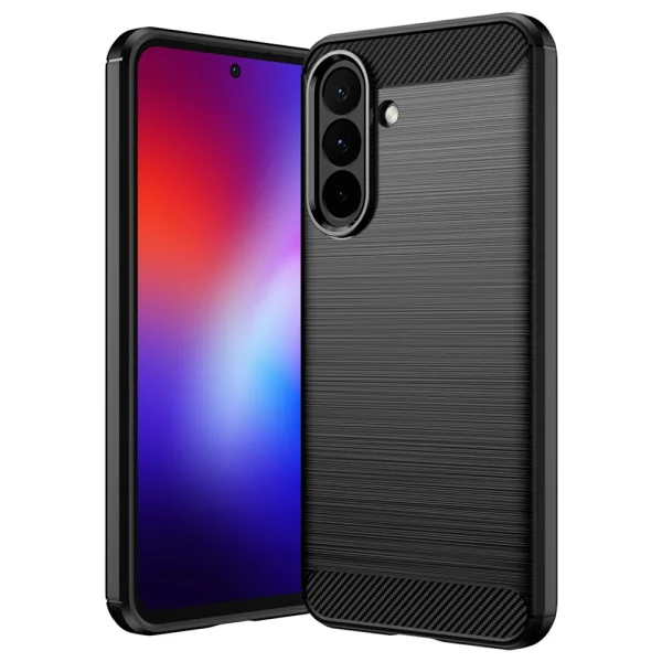 Силиконов калъф Carbon Fibre Brushed за Samsung Galaxy A27 5G, черен 1
