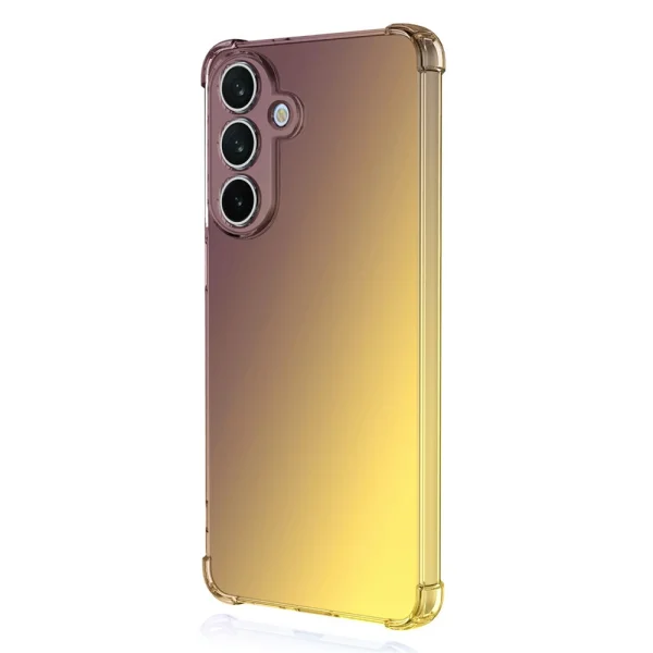 Удароустойчив калъф Anti-Drop Color за Samsung Galaxy A27 5G, черен-златен 2