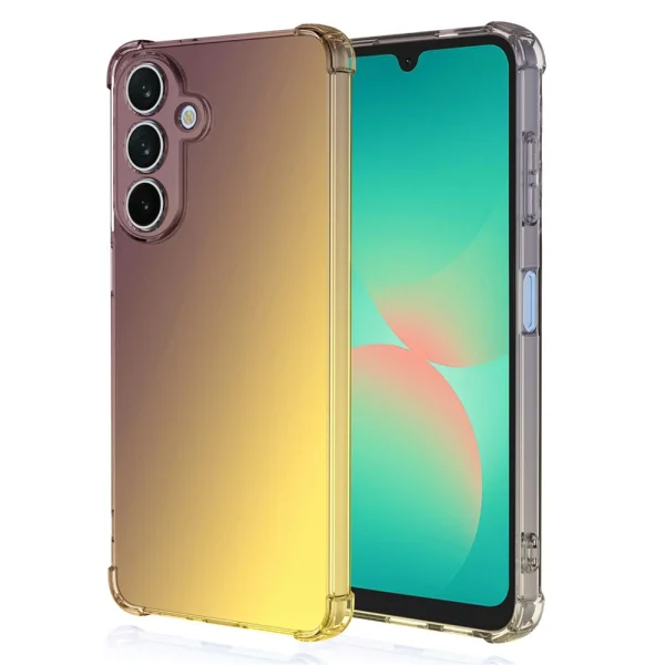 Удароустойчив калъф Anti-Drop Color за Samsung Galaxy A27 5G, черен-златен 1