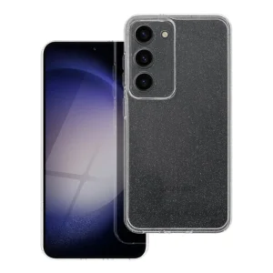 Silicone case 2mm Bling for Samsung Galaxy S23, transparent