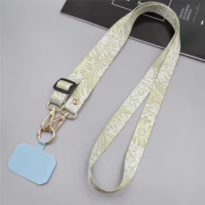 Universal phone lanyard 33.5-60cm, yellow 3