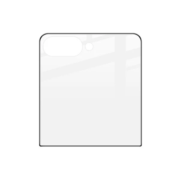 Tempered glass protector for outer screen of Samsung Galaxy Z Flip7, black 2