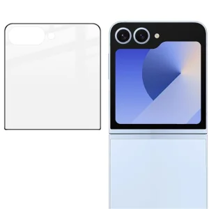 Стъклен протектор за външния екран на Samsung Galaxy Z Flip7, черен