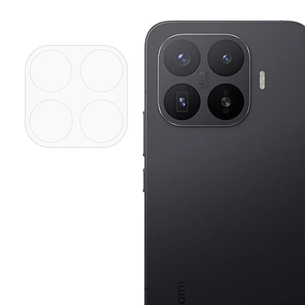 5D Tempered Glass Camera Protector for Xiaomi 17T Pro, transparent 1