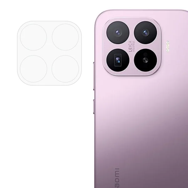 5D Tempered Glass Camera Protector for Xiaomi 17T, transparent 1