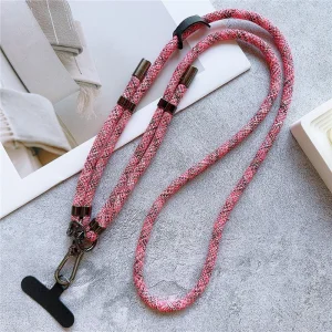 Универсална връзка за телефон 14cm, розов-черен 3
