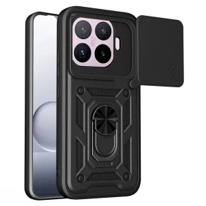 Удароустойчив калъф Hybrid Slide Camera за Xiaomi 17T, черен
