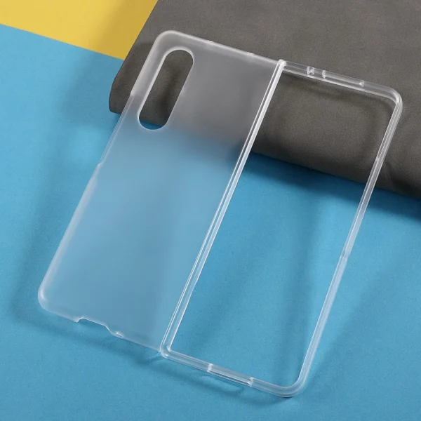 360 Градуса Пластмасов Калъф за Samsung Galaxy Z Fold 3 5G, Прозрачен 3