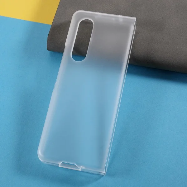 360 Градуса Пластмасов Калъф за Samsung Galaxy Z Fold 3 5G, Прозрачен 5