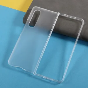 360 Градуса Пластмасов Калъф за Samsung Galaxy Z Fold 3 5G, Прозрачен 3