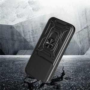 Удароустойчив калъф Hybrid Slide Camera за Xiaomi 17T Pro, черен 4