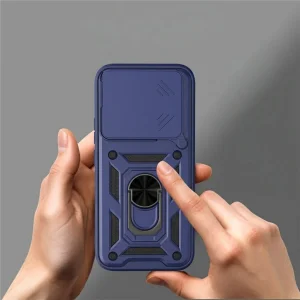Удароустойчив калъф Hybrid Slide Camera за Xiaomi 17T Pro, син 5