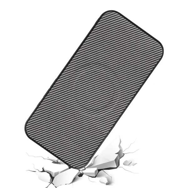 Калъф MagSF Carbon Texture Leather за Honor Magic8 Lite, сив 4