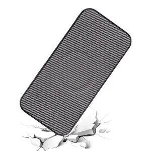Калъф MagSF Carbon Texture Leather за Honor Magic8 Lite, сив 4