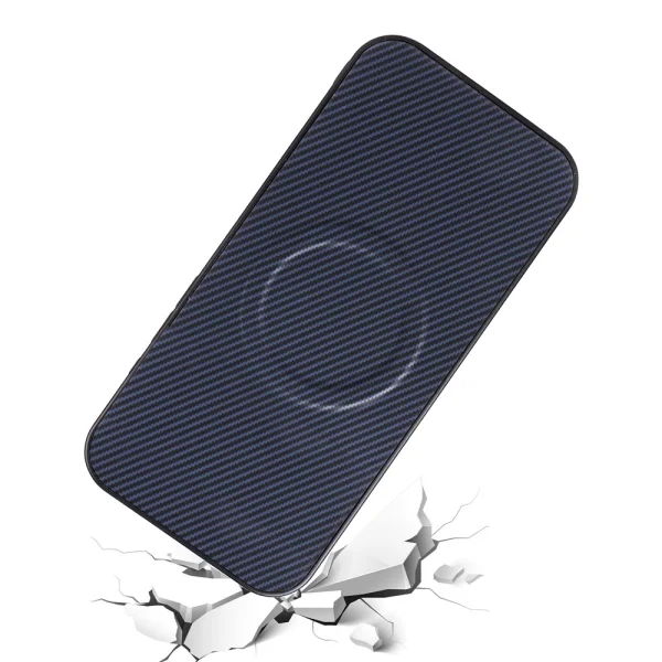 Калъф MagSF Carbon Texture Leather за Honor Magic8 Lite, син 4