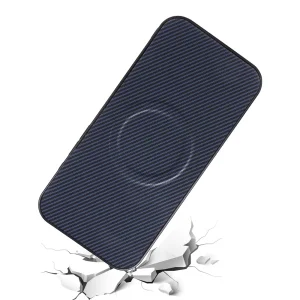 Калъф MagSF Carbon Texture Leather за Honor Magic8 Lite, син 4