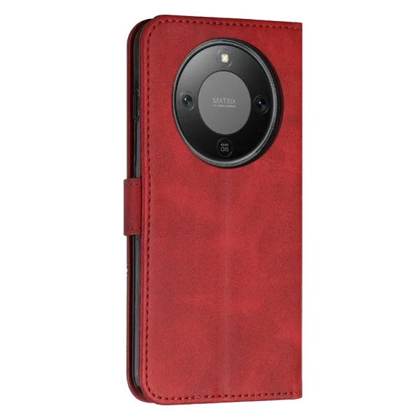 Калъф тефтер Foldable Stand Wallet за Honor Magic8 Lite, червен 3