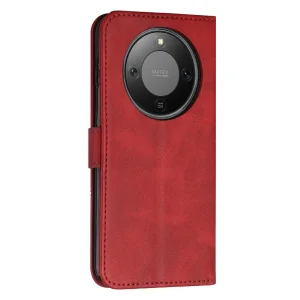 Калъф тефтер Foldable Stand Wallet за Honor Magic8 Lite, червен 3
