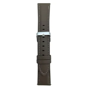 Кожена каишка Nappa Texture (ширина 22mm) за Huawei Watch GT 5 46mm, кафяв