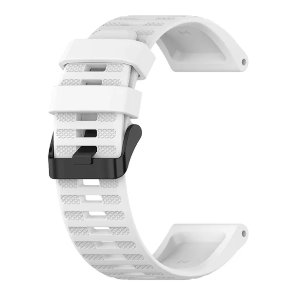 Силиконова каишка 26mm за Garmin Fenix 6X GPS/6X Pro/6X Sapphire GPS, бял 3