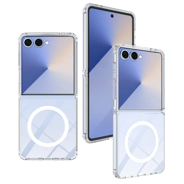 MagSF TPU+Acrylic Case for Samsung Galaxy Z Flip8 5G, transparent 4