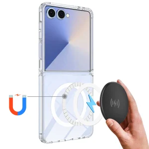 MagSF TPU+Acrylic Case for Samsung Galaxy Z Flip8 5G, transparent 5