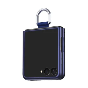 Калъф Skin Feel Ring Holder за Samsung Galaxy Z Flip8, тъмно син