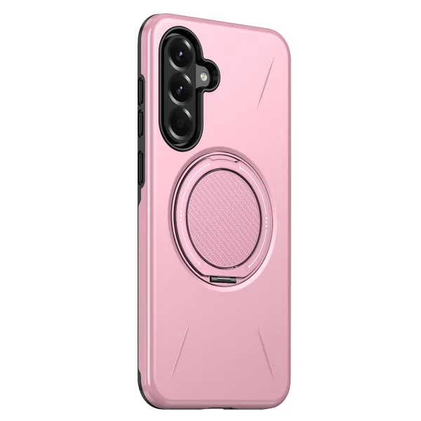 Удароустойчив калъф Magnetic Kickstand за Samsung Galaxy А27, розов 2