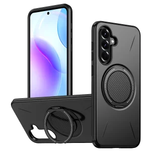 Удароустойчив калъф Magnetic Kickstand за Samsung Galaxy А27, черен