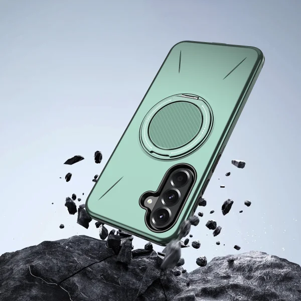 Удароустойчив калъф Magnetic Kickstand за Samsung Galaxy А27, зелен 4