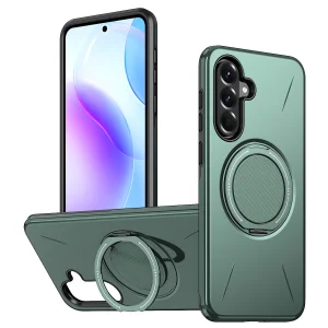 Удароустойчив калъф Magnetic Kickstand за Samsung Galaxy А27, зелен