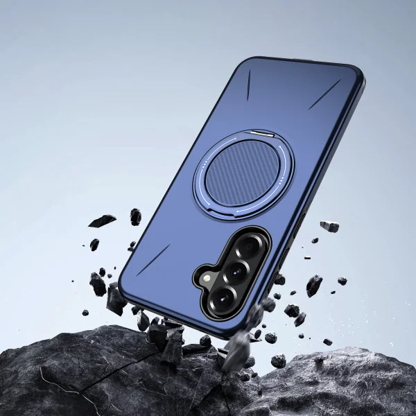 Shockproof case Magnetic Kickstand for Samsung Galaxy А27, blue 4