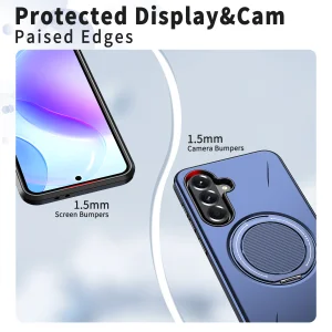Shockproof case Magnetic Kickstand for Samsung Galaxy А27, blue 3